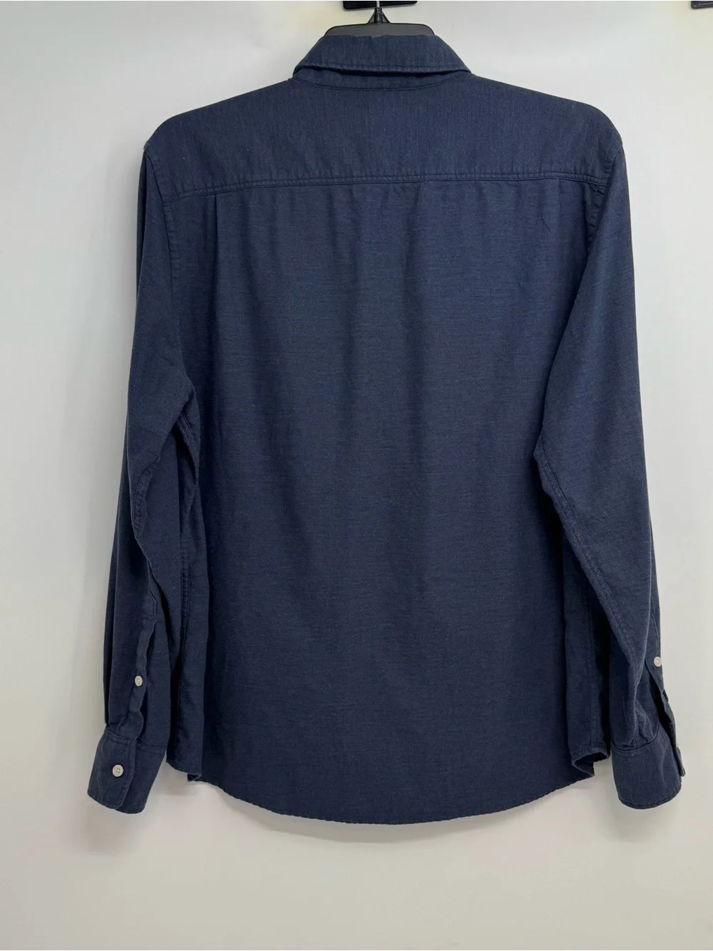 Faherty Men’s XL Navy Stretch Oxford Shirt Long Sleeve MWC0070 - Picture 3 of 10